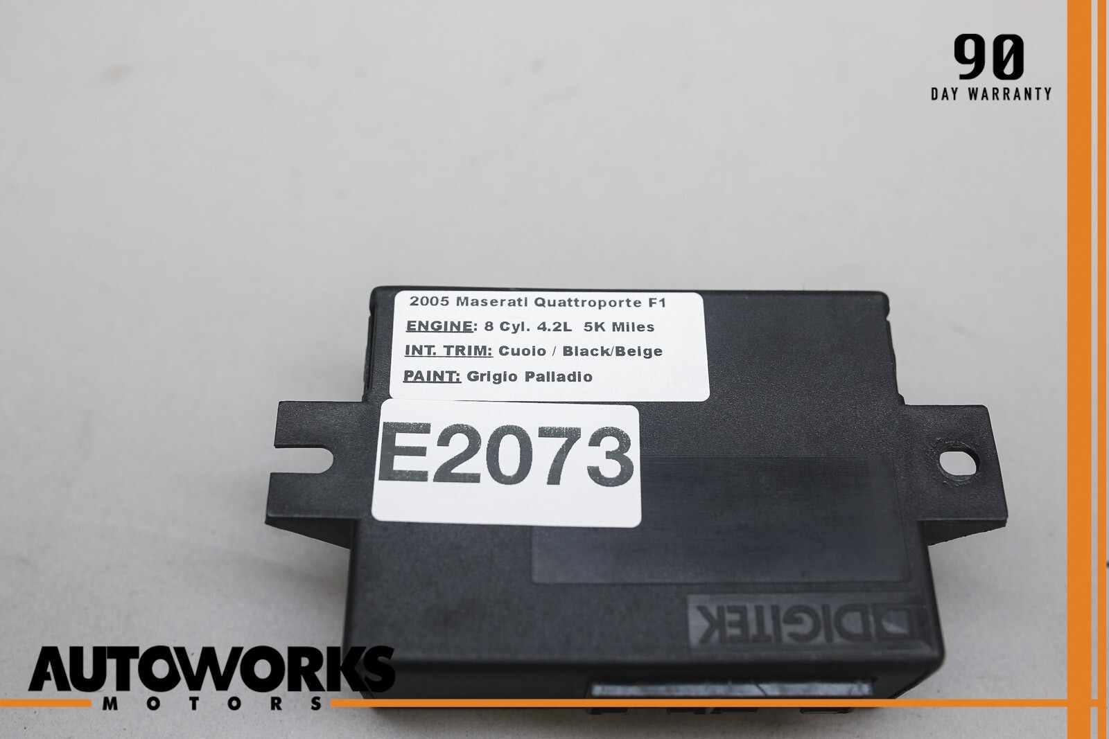 03-08 Maserati Quattroporte M139 Top Roof Control Module OPT 223762 OEM