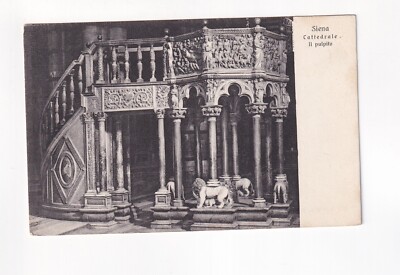IT72) Postcard SIENA - Kathedrale Il Pulpito - ALT!