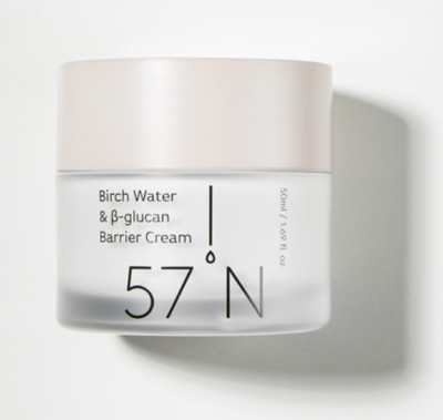 57°N Birch Water & B-glucan Barrier Cream 50ml K-Beauty