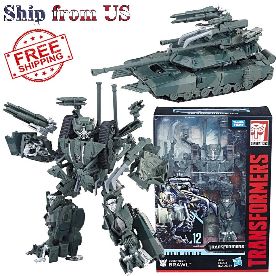 Transformers Studio Series #12 BRAWL SS12 Voyager Decepticon Toy Figure - Used - Image 2 of 4