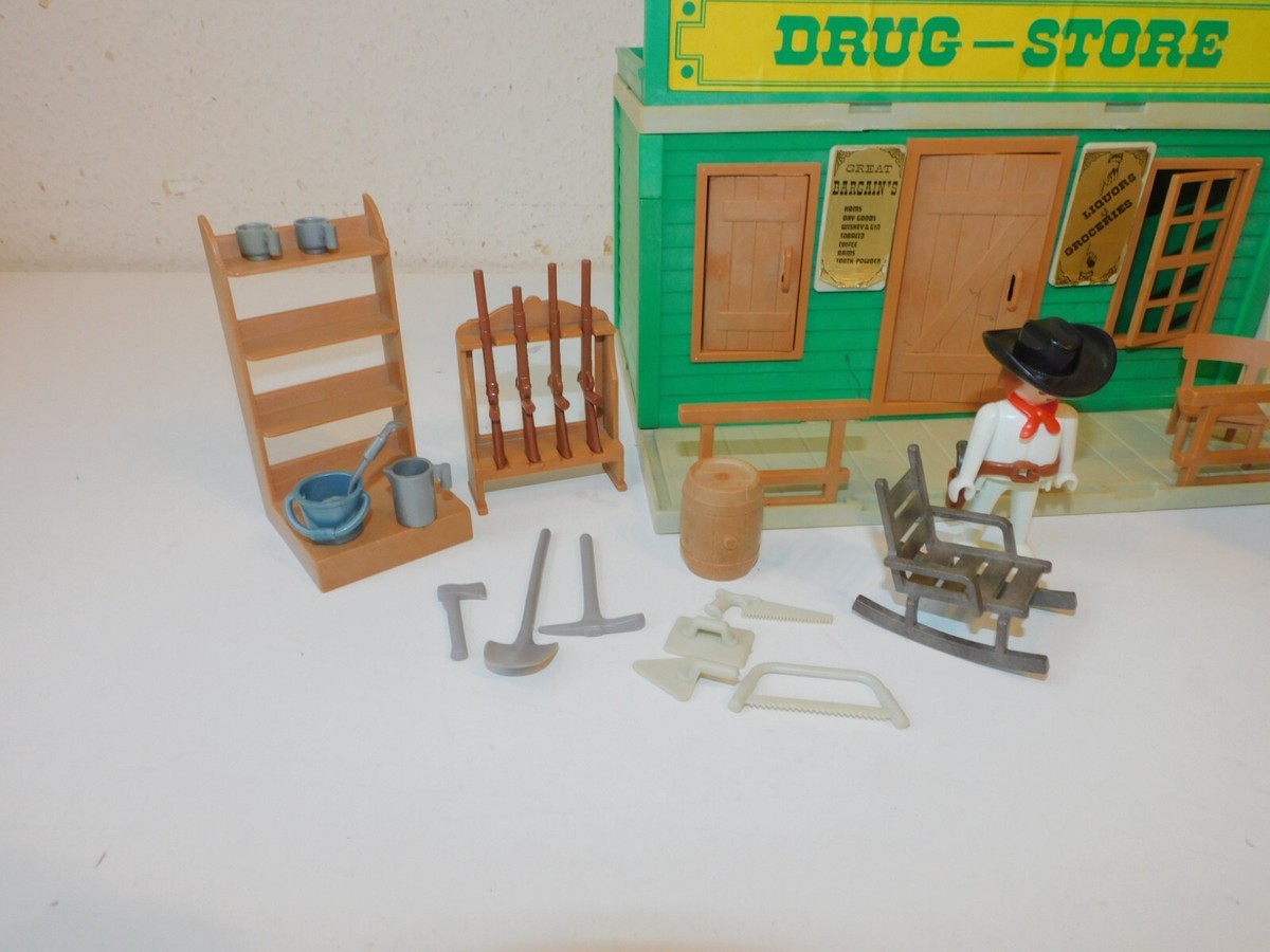 Playmobil Western Drugstore – Ancienne Boutique Far West – Occasion