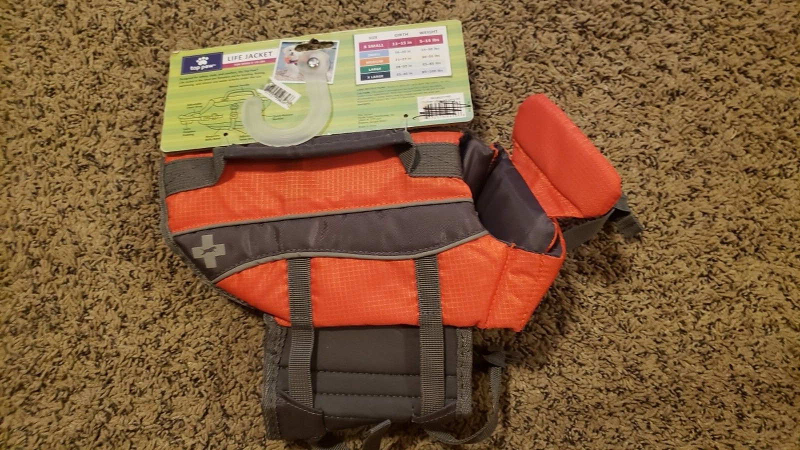 Top Paw Orange Neoprene Dog Life Jacket Size X small 515 LBS [NEW] eBay