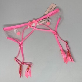 Agent Provocateur Donnie Pink Cherry Suspender AP3 Medium NWT