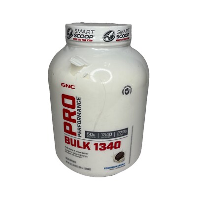 GNC Pro Performance Bulk 1340 High Calorie Mass Gainer 50g Protein 1340 Calories