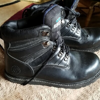 Steel toe boots all broken in 