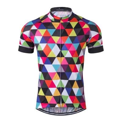Rennrad Trikot Herren Kurzarm Fahrradtrikot Radtrikot Fahrradshirt Reflektierend - Bild 1 von 4