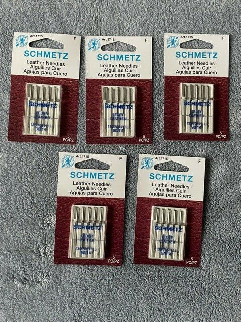 LOT OF 25 SCHMETZ LEATHER NEEDLES 130/705 H-LL 90/14 1715 NEW