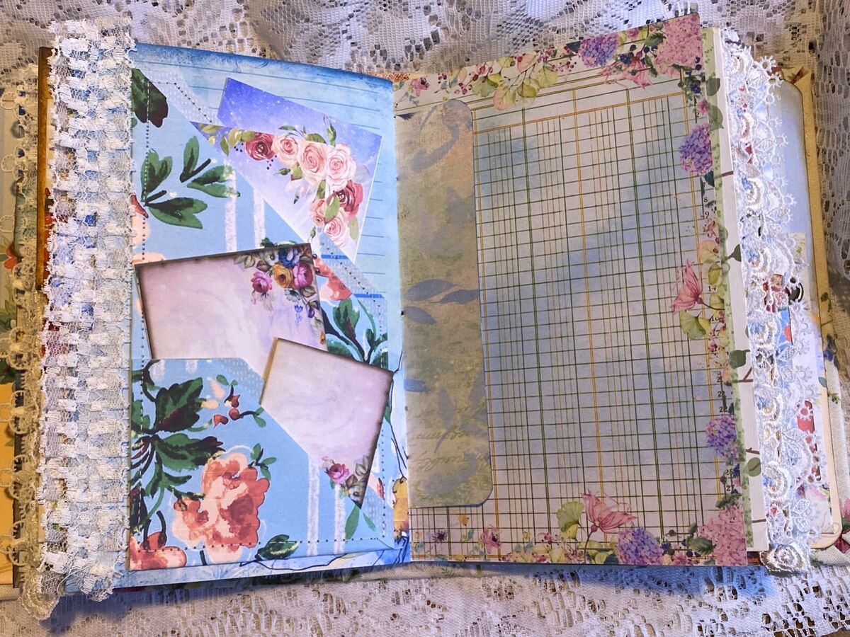 Delicate Floral, Chunky Junk Journal, Lace, Wallpaper Delicate Floral, Chunky Junk Journal, Lace, Wallpaper