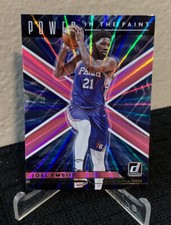 Joel Embiid 2021-22 Panini Donruss PINK LASER HOLO Power in the Paint 76ers SP