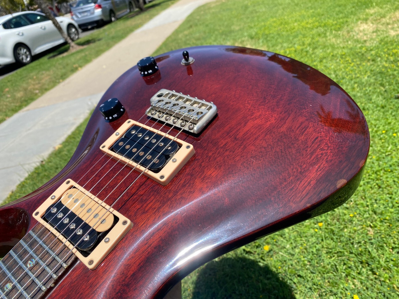 1999 Driskill Diablo Honduran Mahogany Guitar PRS tuners wide/fat neck