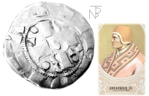 Roma-Senato Romano (Papa Gregorio XI) Bolognino-VRBI - Bild 2 von 9