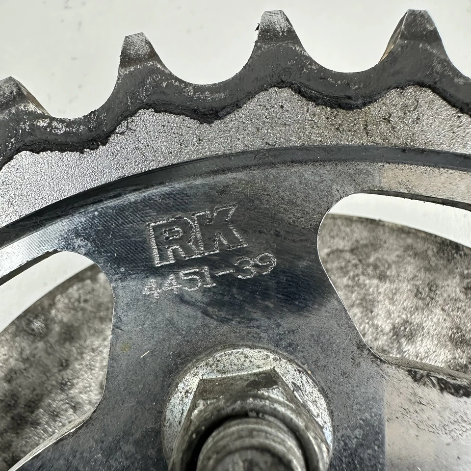 Suzuki GS500 2010 Rear wheel chain sprocket 64611-01D00 - image 4 of 4