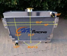 3ROW Aluminum Radiator For 1974-1978 Ford Mustang II V8 5.0L 302 75 76 77