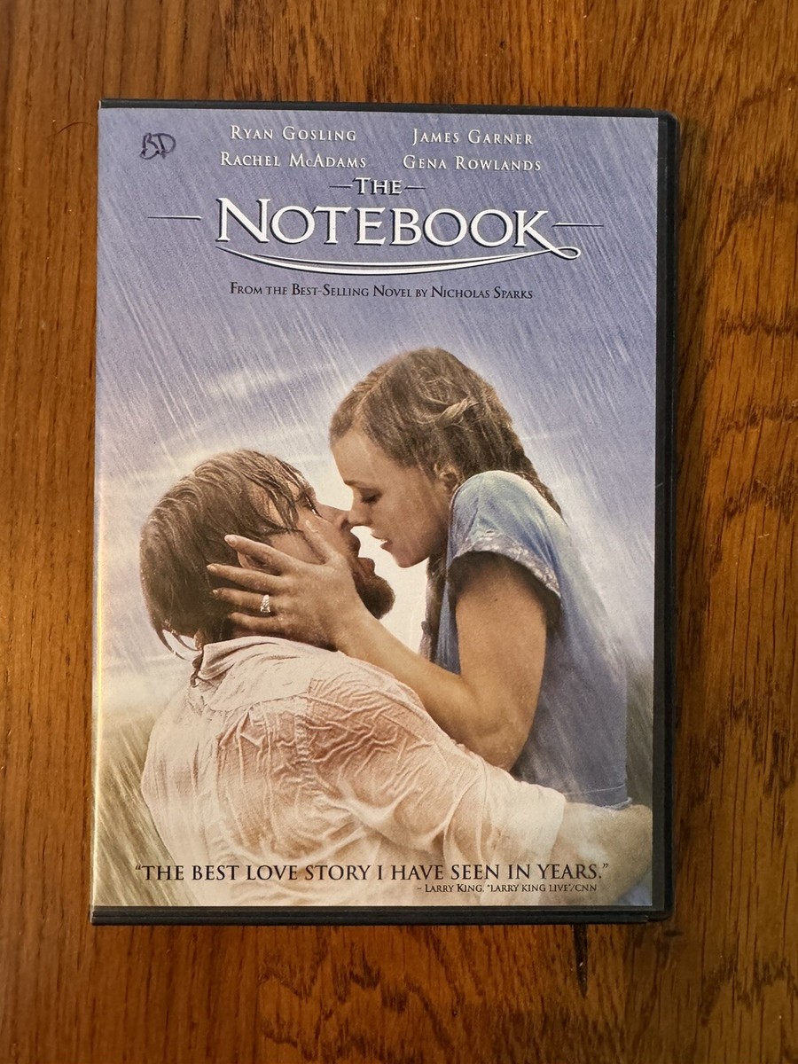 The Notebook Movie DVD 2004 Nicholas Sparks Garner Ryan