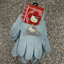 New hello Kitty Sanrio winter gloves 2007 Vintage blue Small