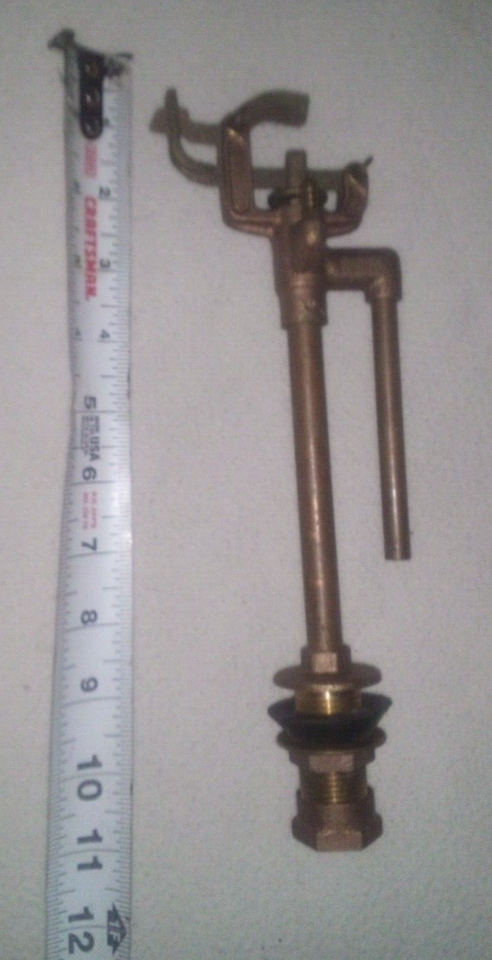 Vintage Solid Brass Ballcock Toilet Fill Valve 8 1/2" Fill valve ...