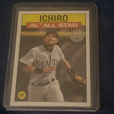 2021 TOPPS 35TH ANNIVERSARY ICHIRO AL ALL STAR #86AS 17 BACK OF