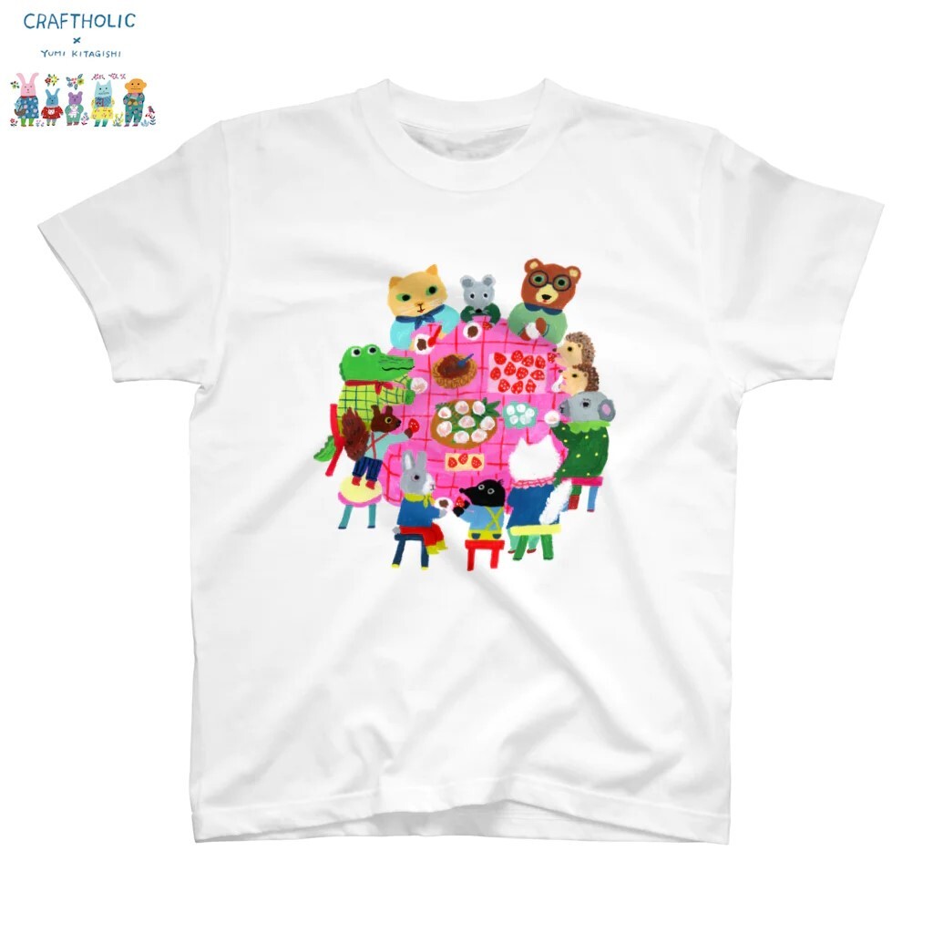 ALTRA T shirt standard Yumi Kitagishi x CRAFTHOLIC Daifuku fragola taglia S GIAPPONESE NUOVA