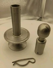 Rotating CIP Spray Ball 316 Stainless Steel Tri Clamp Tank Cleaning Distillation