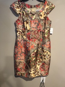 colorful sheath dress