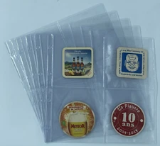 10 FEUILLES 4 CASES RECTO POUR ETIQUETTES DE CAMEMBERT