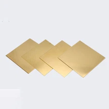 Brass Sheet Plate Guillotine Offcuts - 0.5mm To 6mm - Various Sizes Thickness
