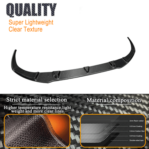 For BMW Z4 G29 M40i M-Sport 2019-2024 REAL CARBON Front Bumper Lip Chin Spoiler - Picture 6 of 8
