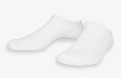FABLETICS 2-Pack Everyday Ankle Socks Unisex Gray & White MSRP $12.95 x 2 =$25.9