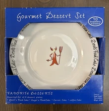 Set of 4 Dessert Plates by “10 Strawberry Street” **NIB**