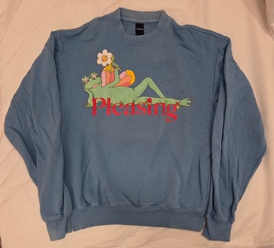 The Pleasing Crewneck in Himmelblau (Shroom Bloom), Größe S