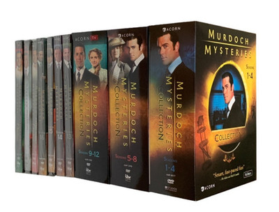 Murdoch Mysteries: Complete TV Series Season 1-18 +3Moive (DVD 81-Disc Set)