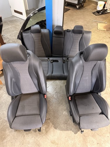✅ Orig. Mercedes W213 T Model S213 Mopf Sitze schwarz Innenausstattung Teilleder