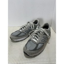 New Balance 990v5 Sneaker Shoes Mens Size 12D Grey Good Condition Minor Stain