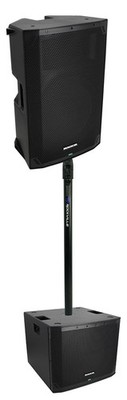 Mackie Thump15 V4 15  1400w Active DJ PA Speaker w/Bluetooth+Thump15S V4 15'' Sub