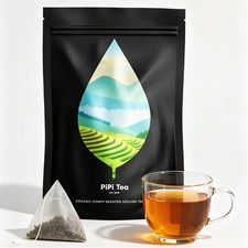 1-3PACK PiPi Tea Organic Oolong Tea Bags - Wh...
