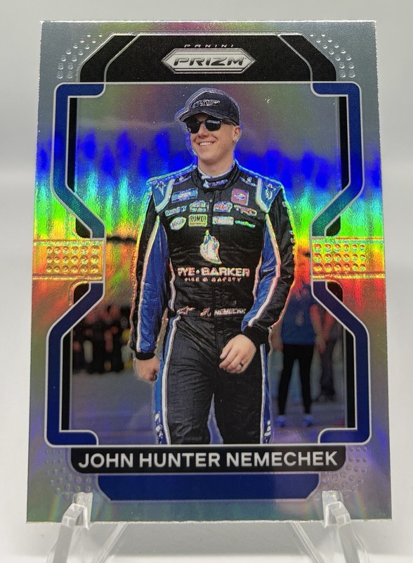2022 Panini Prizm - Silver Prizm #17 John Hunter Nemechek