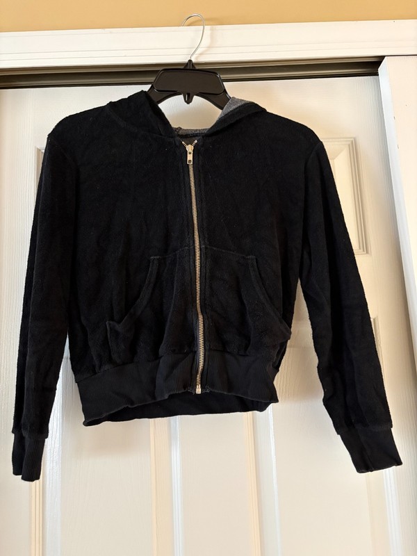 Girls So Nikki Black Hoodie Size 10/12