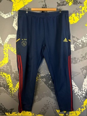 Ajax Amsterdam Training Football Soccer Pants Blue Adidas Men Size 2XL ig93