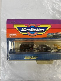 Micro Machines Trains Series Cannonball No. 9 Set Galoob 1989 Sealed New Toy