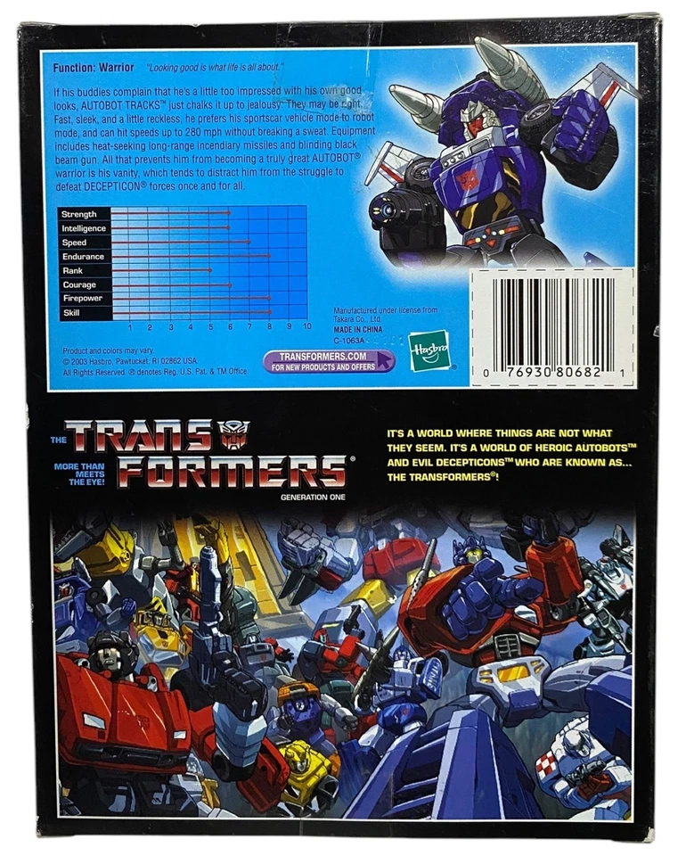 Autobot Tracks Transformers G1 Commemorative Series V 2002 Action Figure NIOB - Image 4 of 4