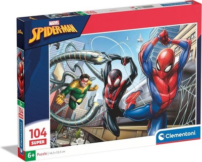 Spiderman 104 Teile Puzzle Marvel Spiderman Puzzle ab 6 Jahren