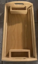 Winsome Wood Serving/Organizer Tray w/Handles/ 14 2/8" L x 8" W x 3 5/8" H