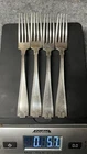 Gorham Etruscan Dinner Forks Set 4 5.7 Oz Sterling Silver