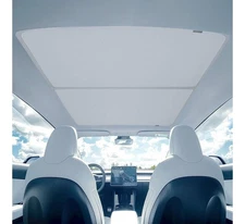 Tesla Model Y Effortless Foldable Sunshade, Magnetic, UV Protection