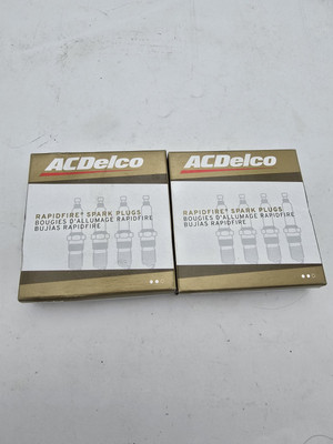 NEW GENUINE GM ACDelco RAPIDFIRE Platinum Spark Plugs #17 Set Of 8