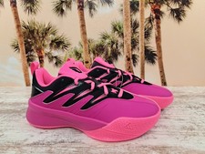adidas Dame Certified 3 J Low Basketball Shoes Pink Kids Youth Boys Size 5 NEW