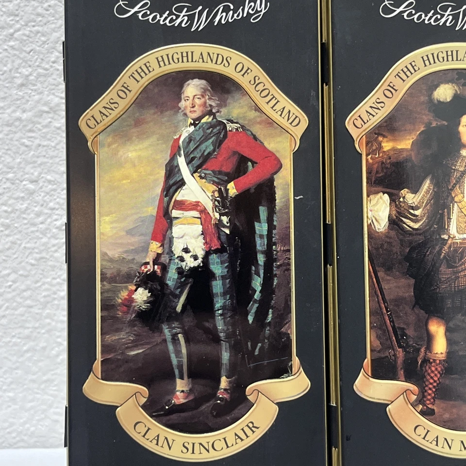 Glenfiddich Scotch Wiskey Clan Sinclair & Clan Murray Decorative Tins & History - Image 3 of 4