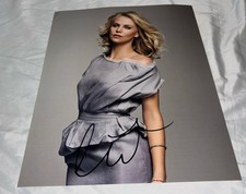 Charlize Theron Signed 11x14 Photo Fast And Furious Mad Max
