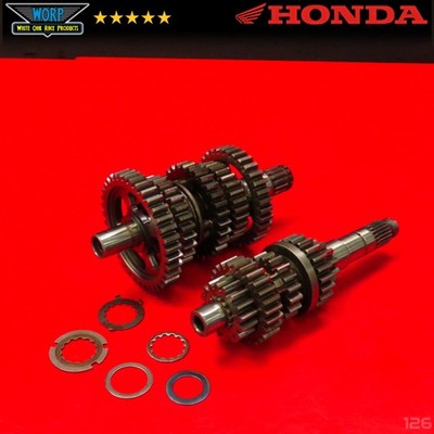 2002 HONDA XR650R TRANSMISSION GEAR BOX MAIN COUNTER SHAFT ~ OEM 00-02