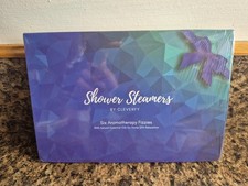 New 6 Shower Steamers Aromatherapy Fizzies by Cleverly w/Natural Essential Oils